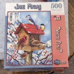 Winter Feast Bird Puzzle